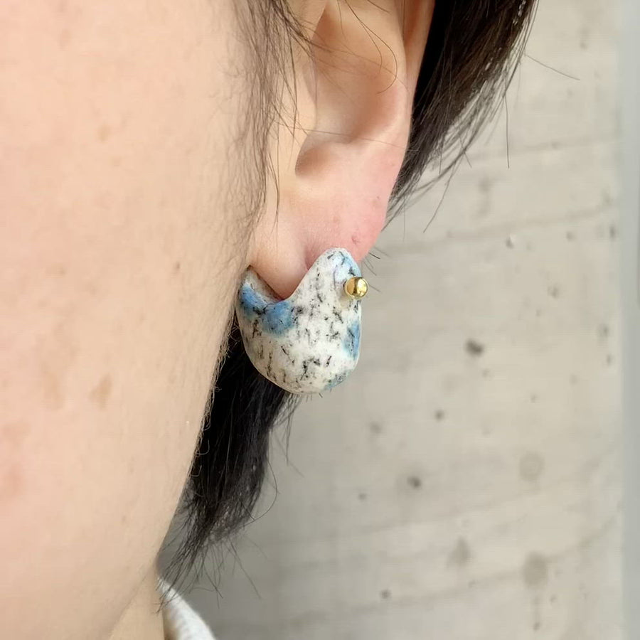 Rock Pierced Earring - K2 Stone -