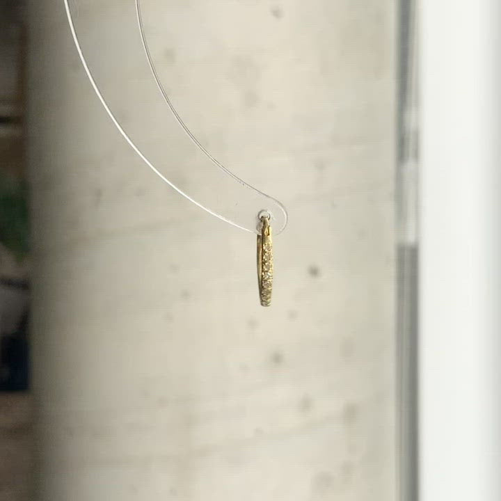 Hibiki Pierced Earring -Yellow Sapphire- – MONAKA jewellery