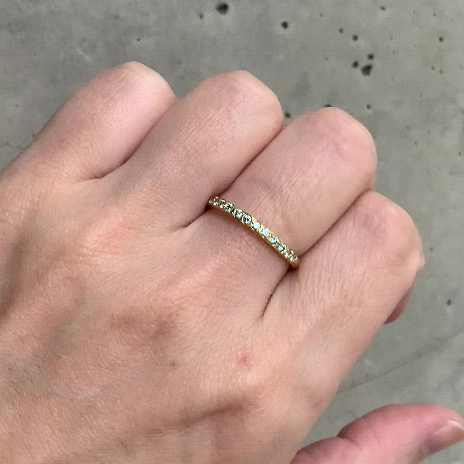 Hibiki Ring - Blue Diamond - – MONAKA jewellery