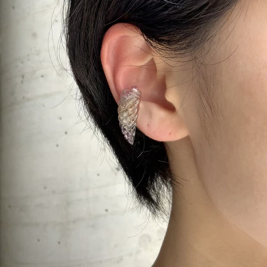 Stone Ear Cuff - Bicolor Tourmaline -