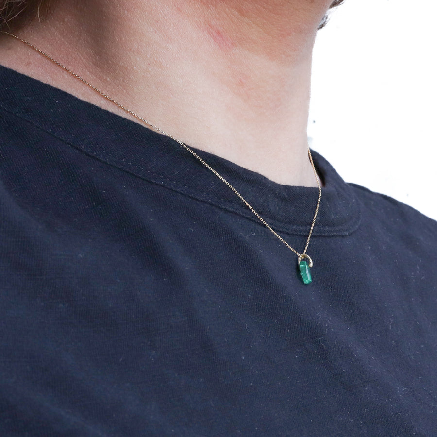 Hibiki Stone Top - Trapiche Emerald -