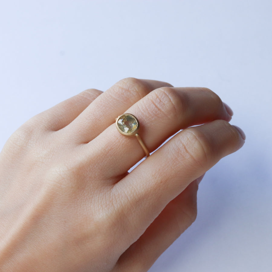 Collet Ring - Sapphire -