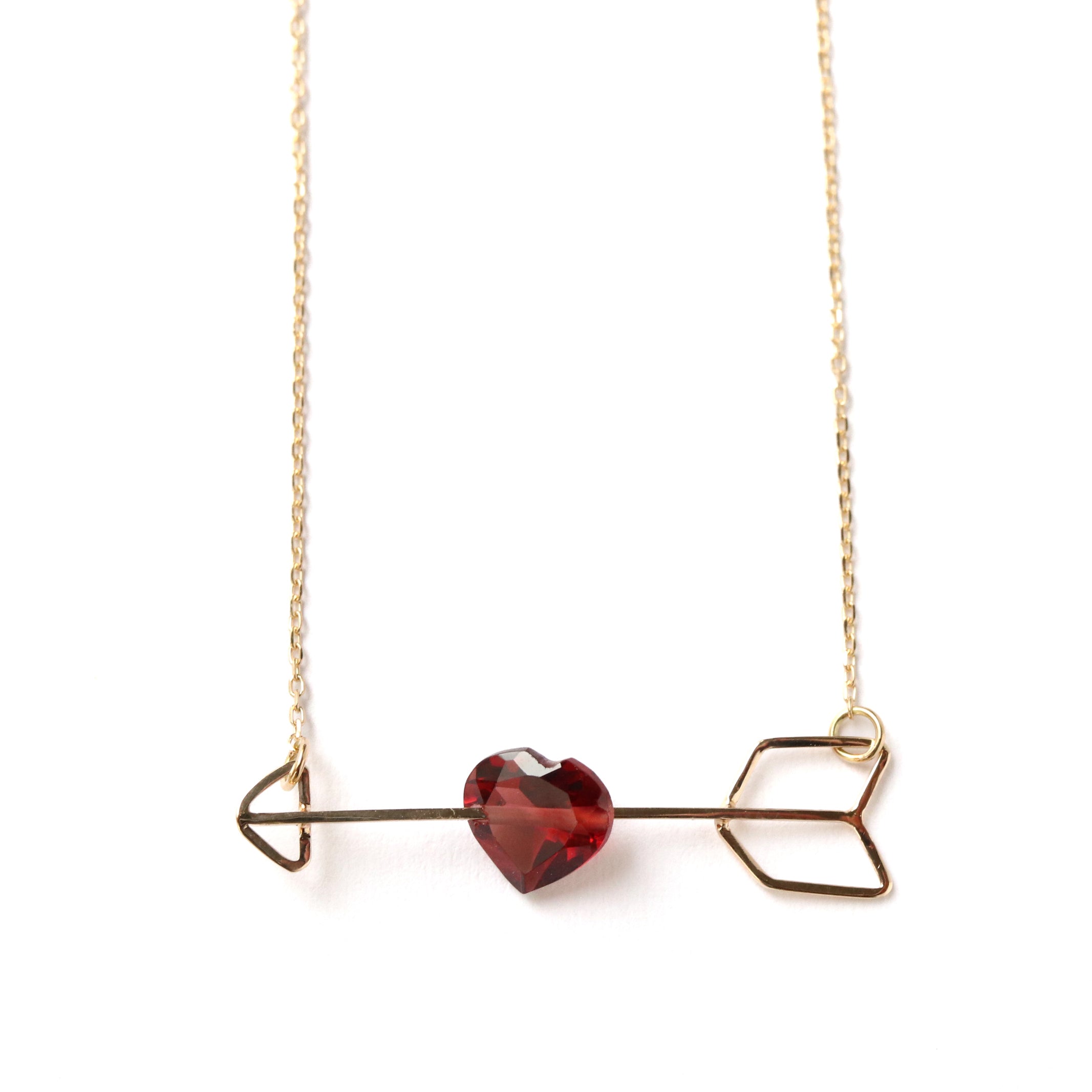 Zukyun Necklace  - Garnet -