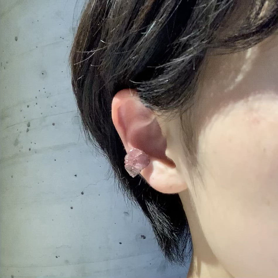 Stone Ear Cuff - Bicolor Tourmaline -