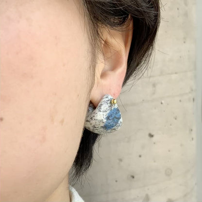 Rock Pierced Earrings - K2 Stone -