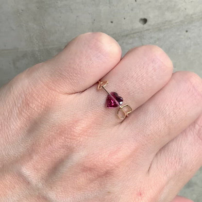 订购 Zukyun 戒指 - 红榴石石榴石 -