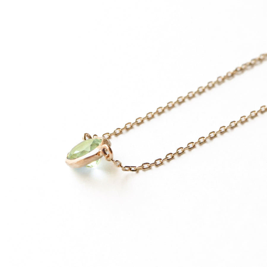 Rough Collet Necklace - Peridot -