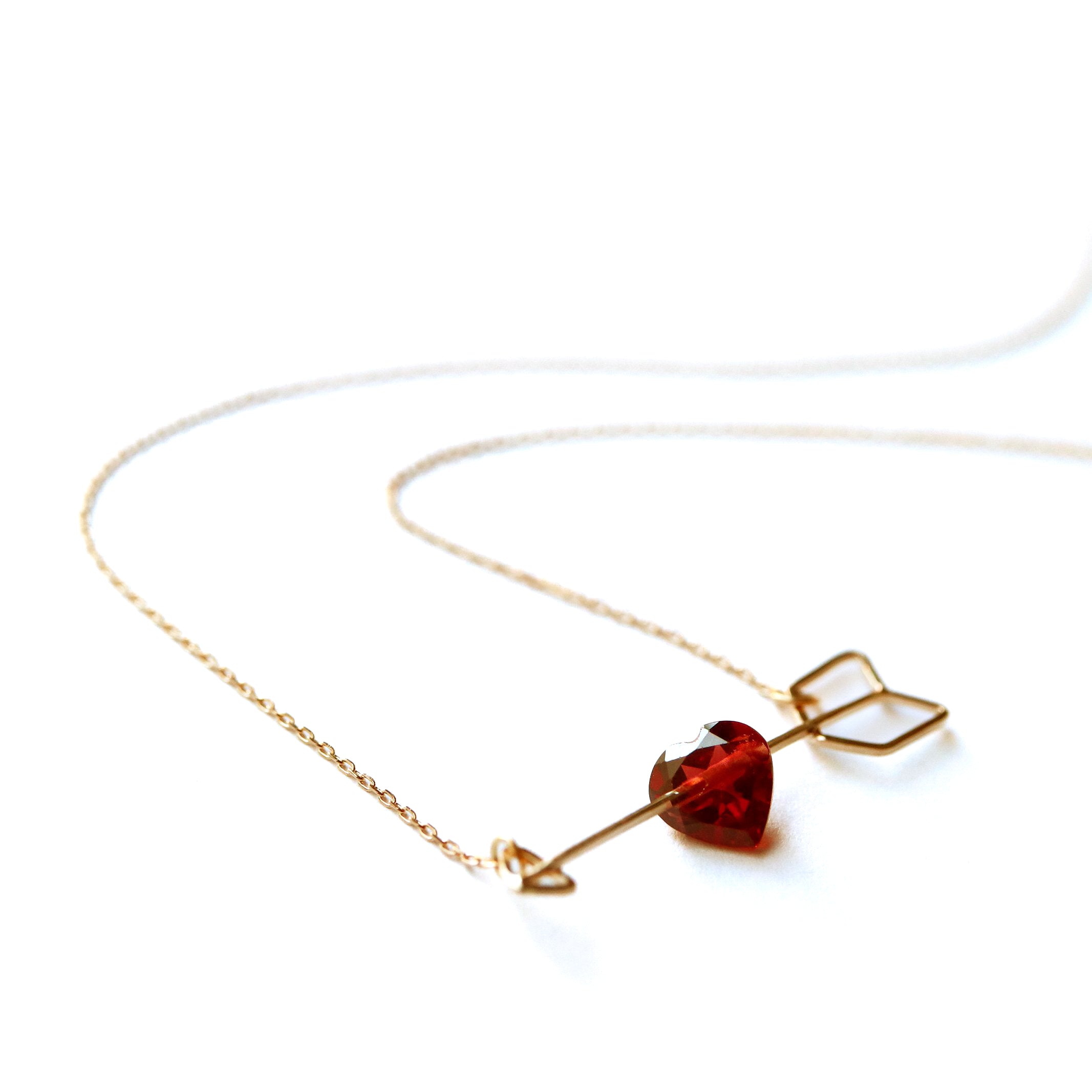 Zukyun Necklace  - Garnet -